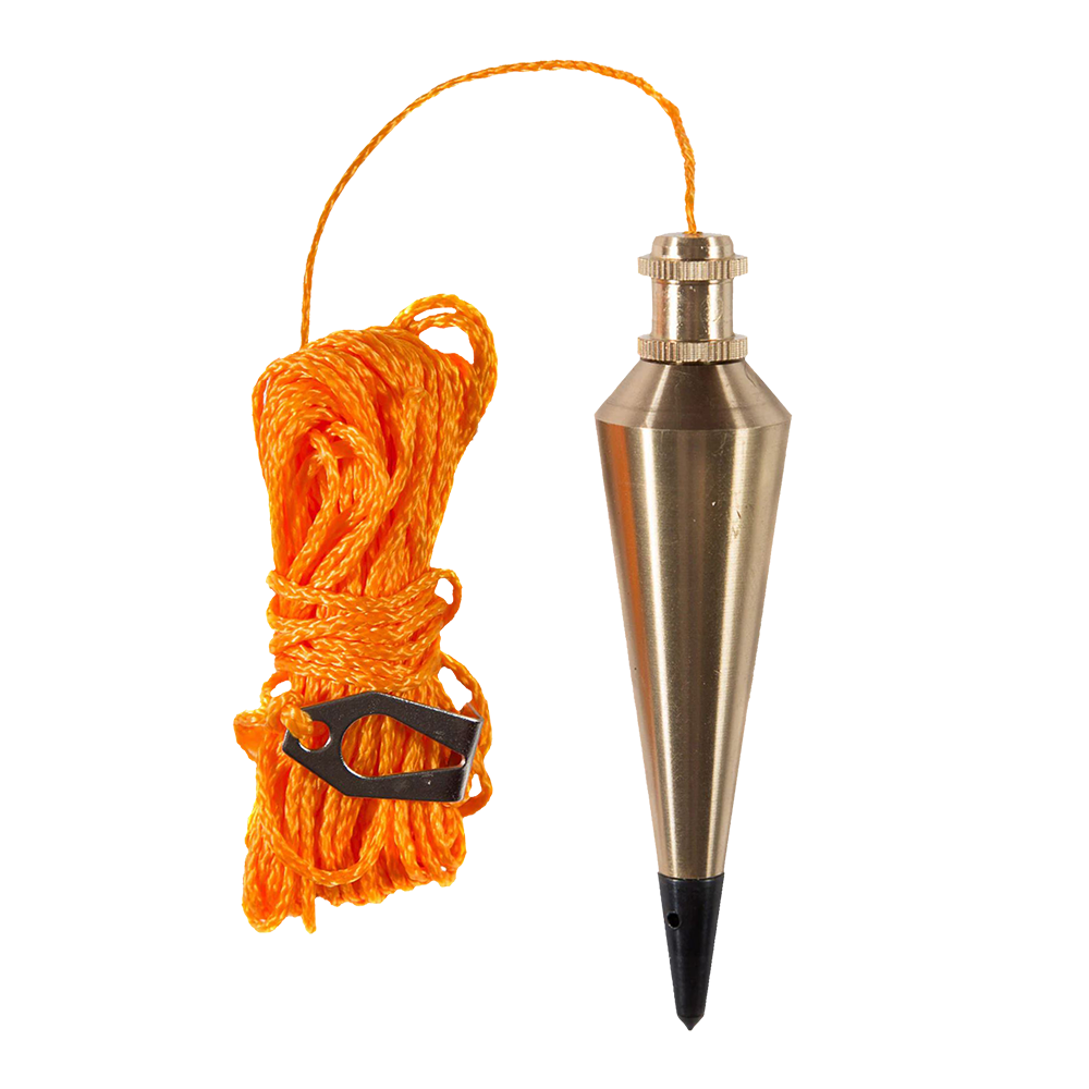 Swanson #PB008B BRASS PLUMB BOB-8oz 226g