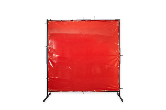 Strata Red Welding Screen 1.8x1.8M Heavy-Duty