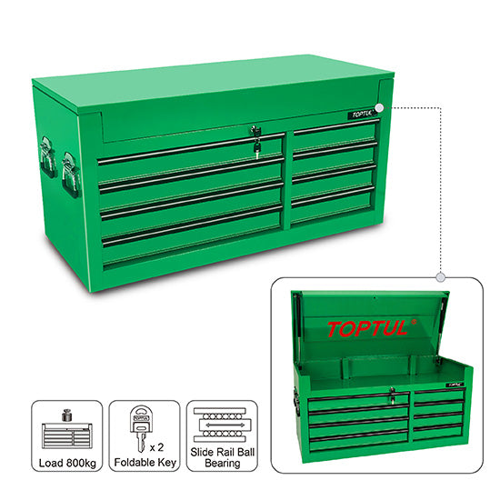 Toptul Tool Chest Top Green 8 Drawer