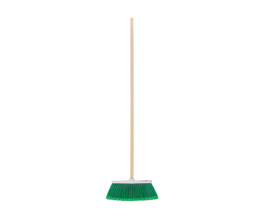 Truper House Broom Long Soft Fill With Handle 57055