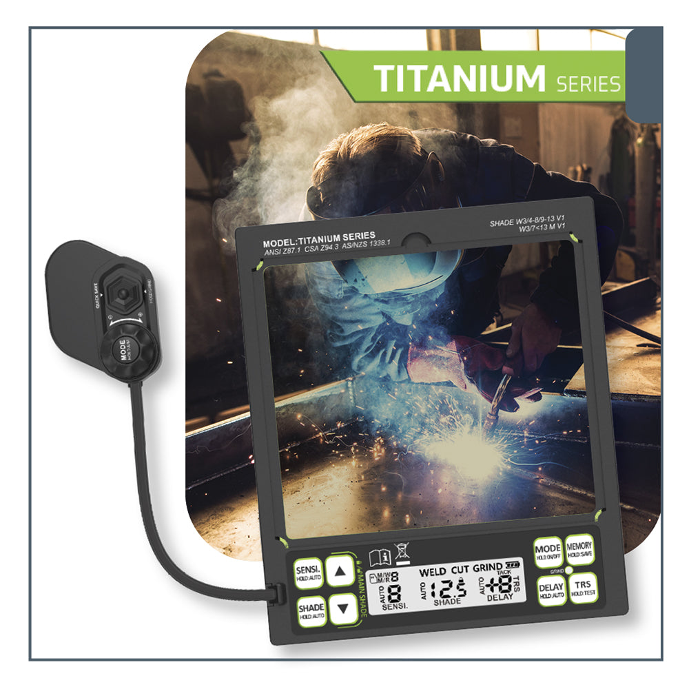 Weldsafe Welding Helmet Titanium Pitch Black
