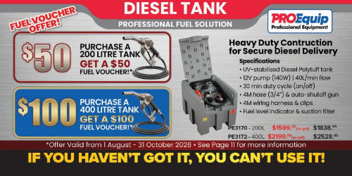 ProEquip 400L Diesel tank With 12v Pump