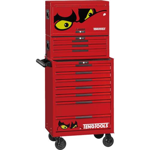 Teng 1034pc Pro35 26in Stack Tool Kit - Red