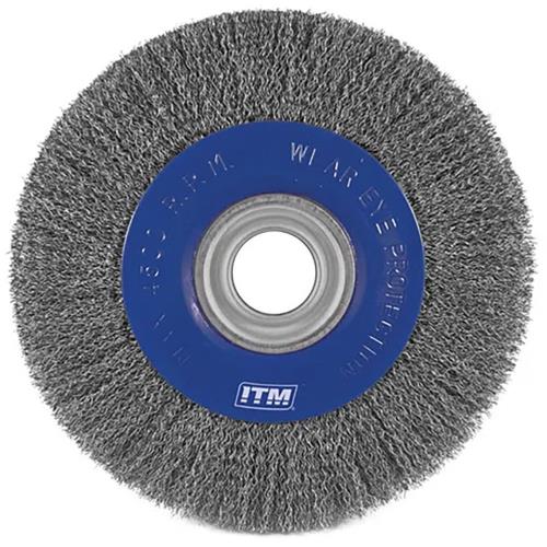 ITM Crimp Wire Wheel Brush Steel 250 x 40mm