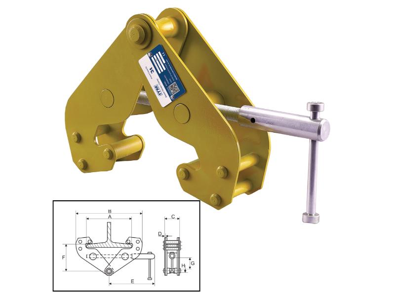 ITM Beam Clamp-3 Ton-320mm Beam Width