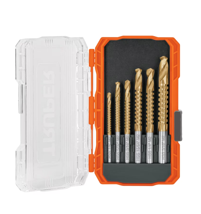 Truper Saw Drill Set Titanium Coated 3mm-8mm 6-pce