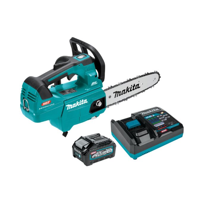 Makita 40VMAX XGT Brushless 25cm 10inch TOP HANDLE CHAinSAW 4.0ah KIT