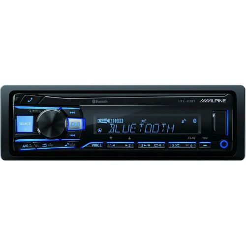ALPINE HEAD UNIT SINGLE DIN BLUETOOTH 4V PRE-OUT MAX POWER 50 X 4|18 X 4 RMS
