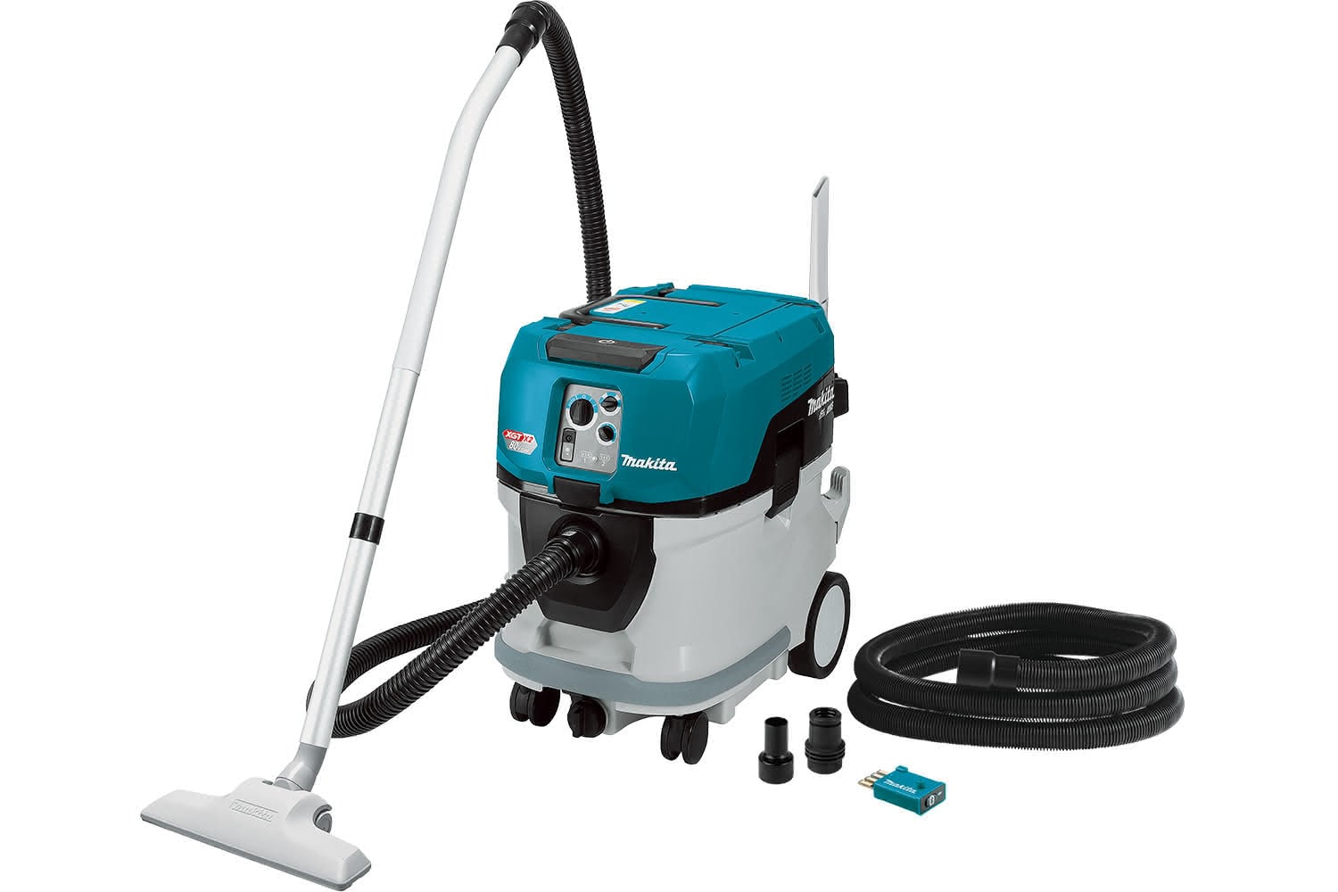 Makita 80Vmax (40Vx2) XGT Brushless 40L Dust Extraction Vacuum M-Class 2x 8.0Ah