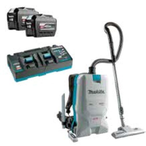 Makita 40Vmax XGT Brushless 6L Backpack Vacuum 2x 8.0Ah