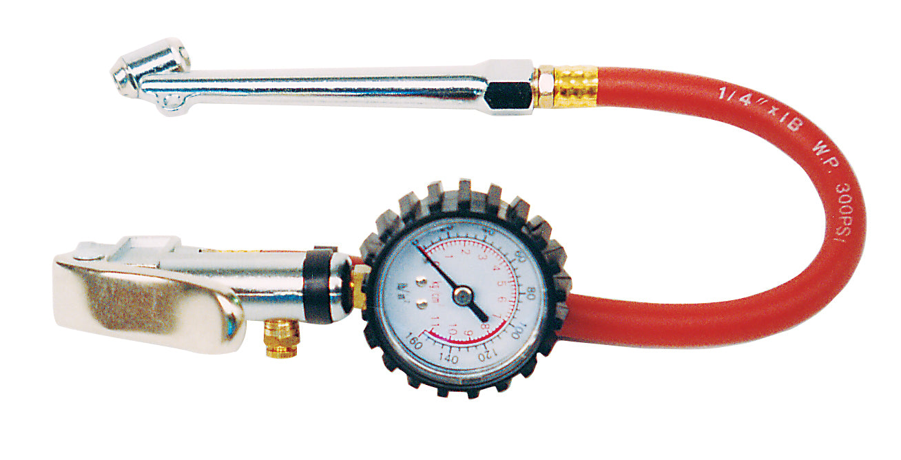 WELLMADE TIRE INFLATOR W 50MM GAUGE HD CHUCK