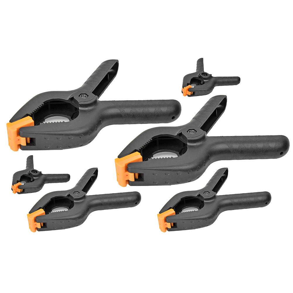Trades Pro 6 pc Spring Clamp Set