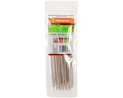 Crescent Tie Cable Fawn 200 X 4.6 25Pak Wg825