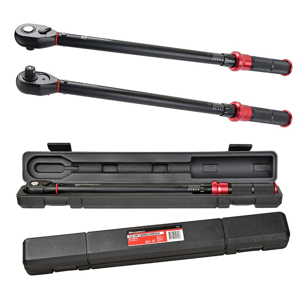 Powerbuilt 1/2" DR 20-220 N.M TORQUE WRENCH