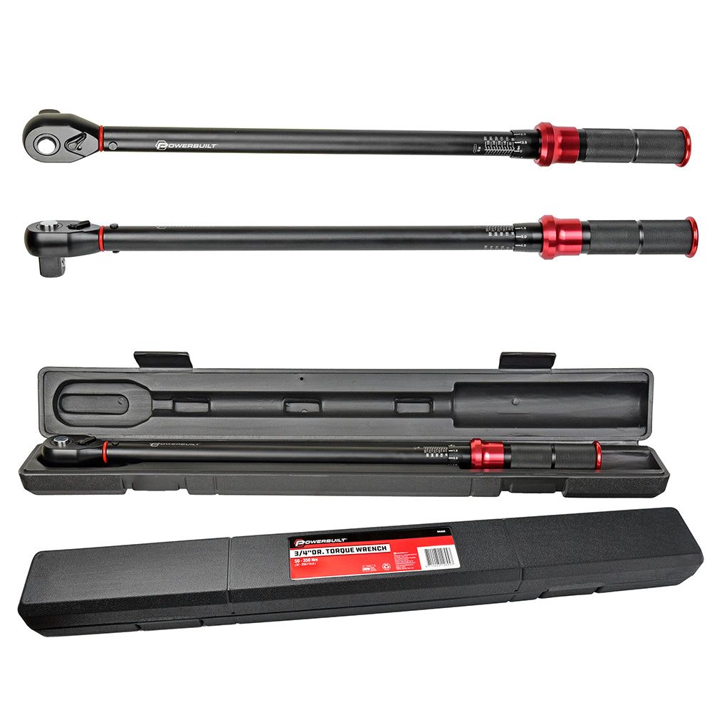 Powerbuilt 3/4" DR 50-350 N.M TORQUE WRENCH