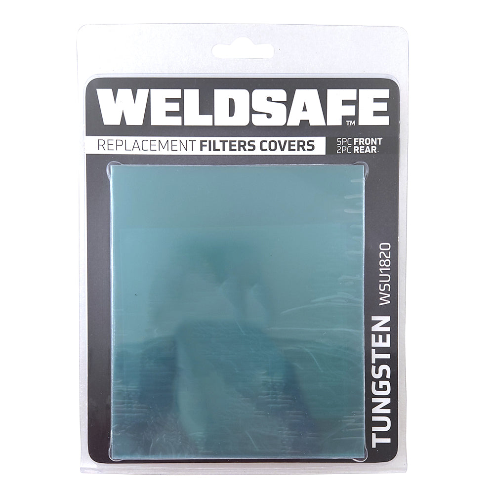 Weldsafe Welding Helmet Replacement Filter Covers Set - Tungsten