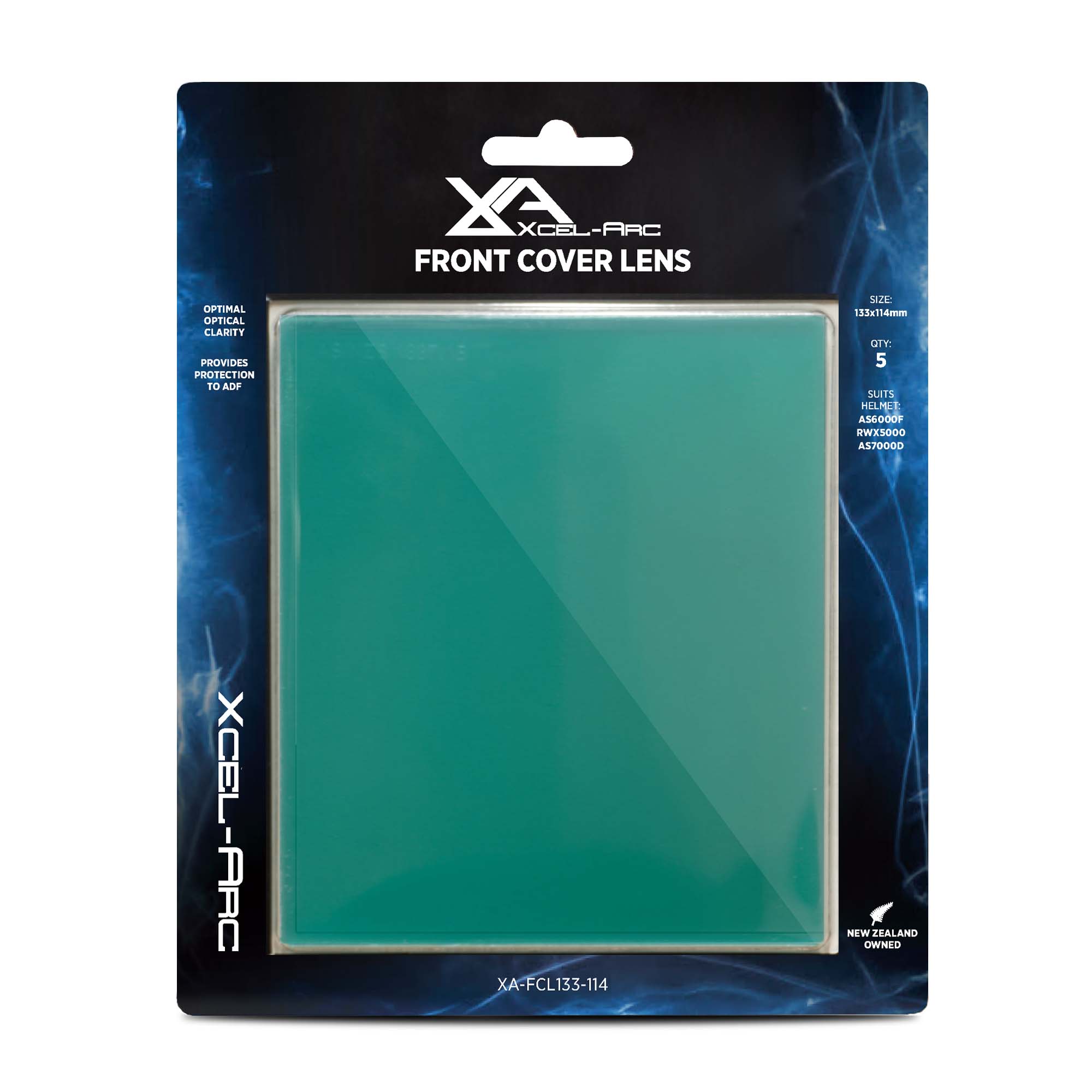 Front Cover Lens 133x114mm 5 Pack