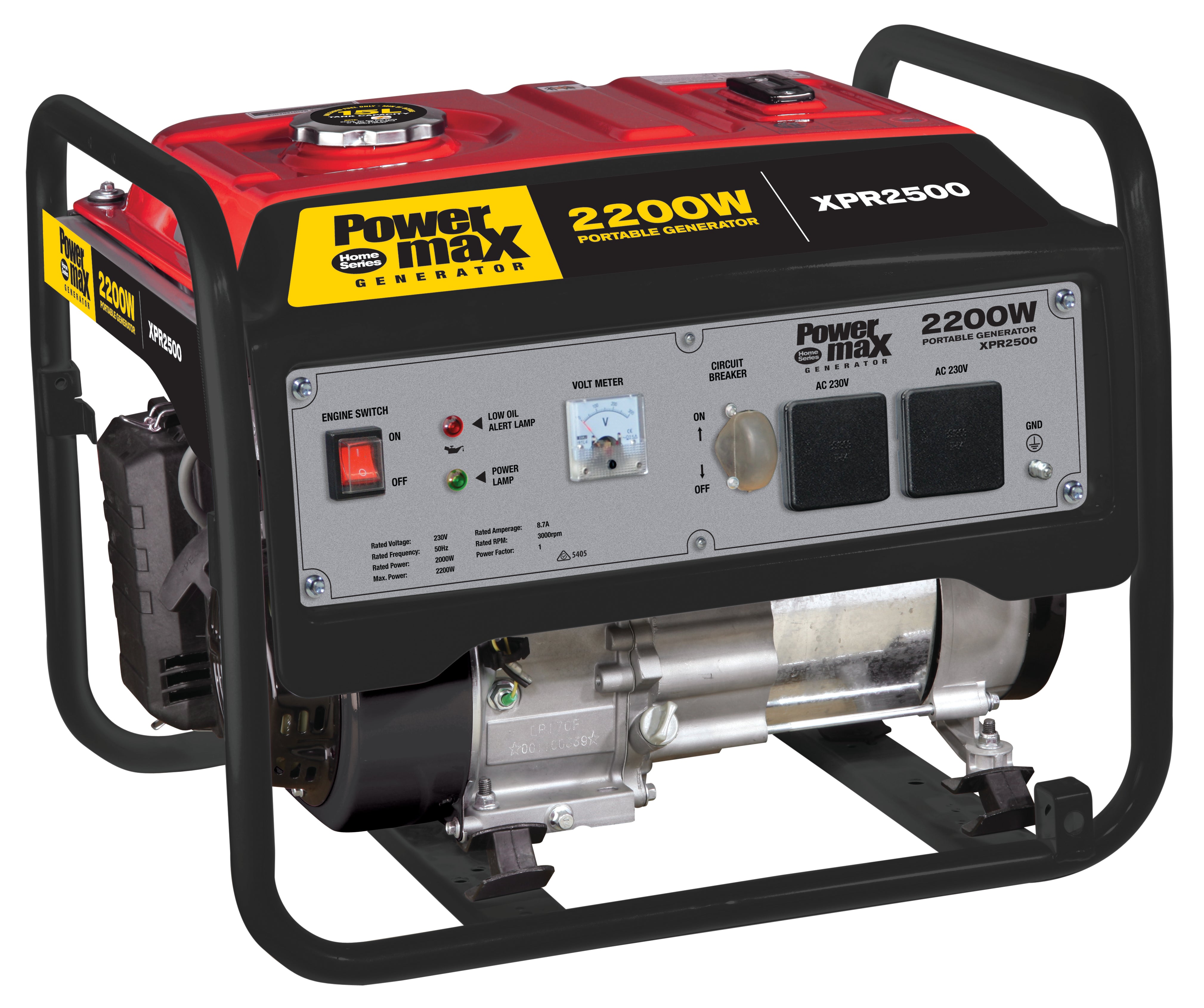 Powermax Generator 2200W/2.8kVA