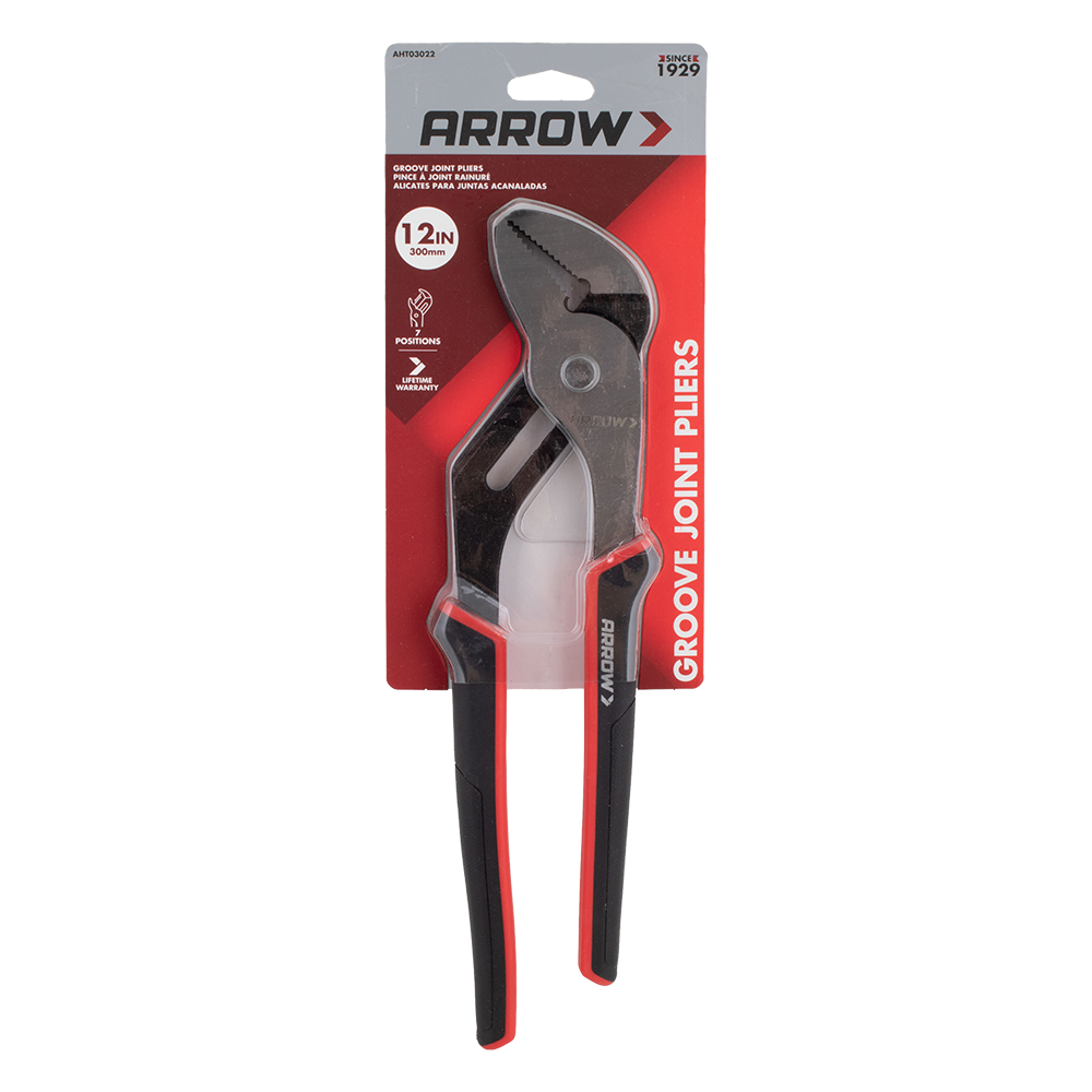 ARROW 300mm Straight Jaw Groove Joint Plier