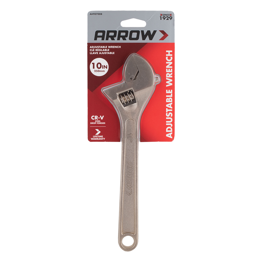 ARROW Adjustable Wrench (250mm x 34mm CAP)