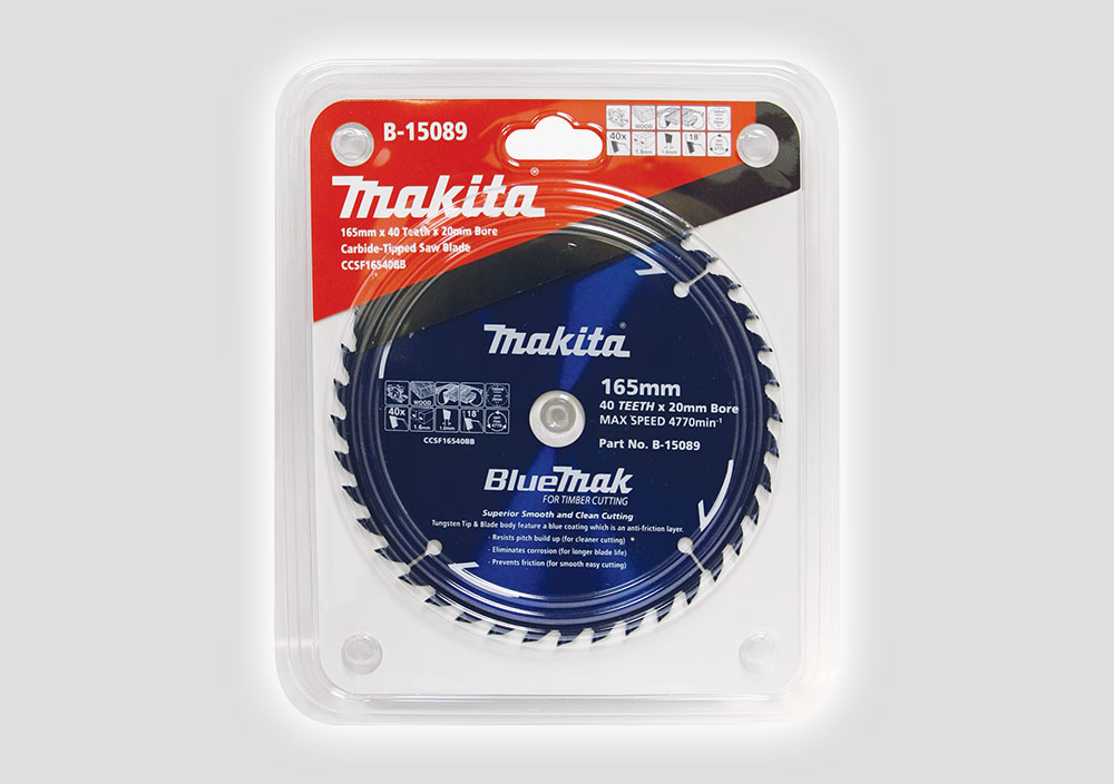 Makita BLUEMAK TCT BLADE 165mm 24T