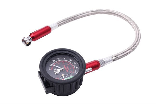 BS Tyre Pressure Dial Gauge max 5 Bar 70 PSI