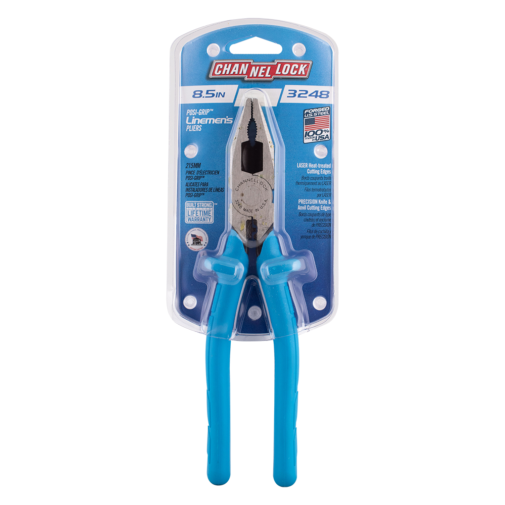 Channellock #3248 1000v LINESMAN PLIER - 200mm