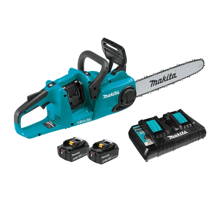 Makita 18Vx2 Lxt Bl Chainsaw 5Ah Kit