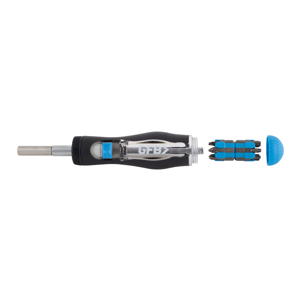 GFB Ratchet Screwdriver with 12pc Insert Bits