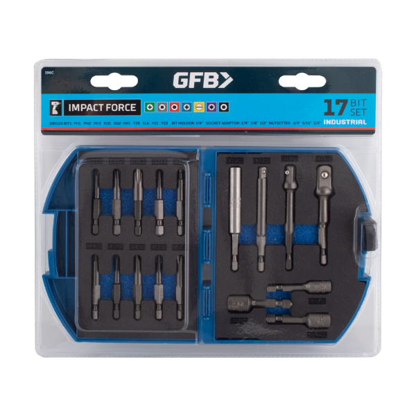 GFB 17pc Screwdriver Bit Set