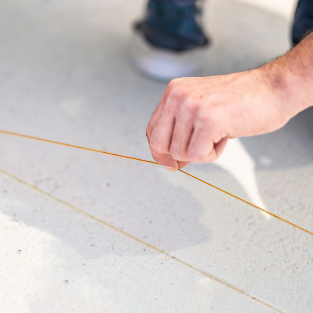 KESON ProChalk High Visibility Glo-Orange Marking Chalk - 2.27kg