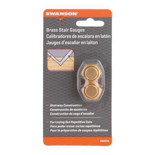 SWANSON Brass Stair Gauges