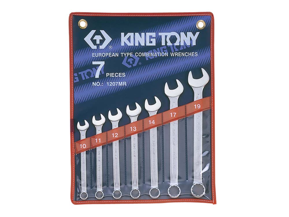 King Tony 7Pc R/Oe Wrench Set 3/8-3/4