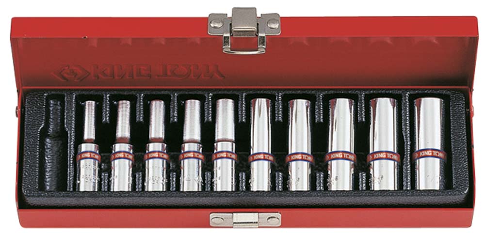 King Tony 10Pc 1/4 Dr Dp S/Set 5/32-1/2