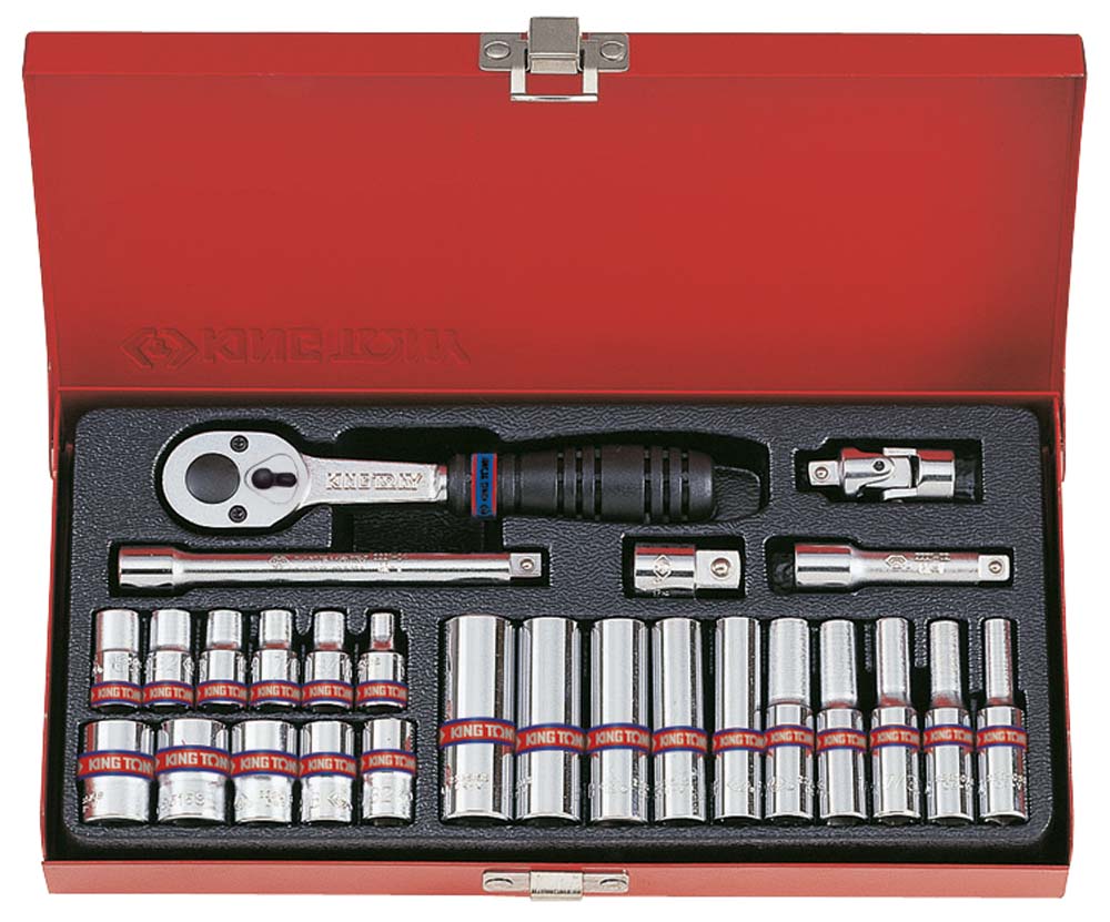 King Tony 26Pc 1/4 Dr Socket Set