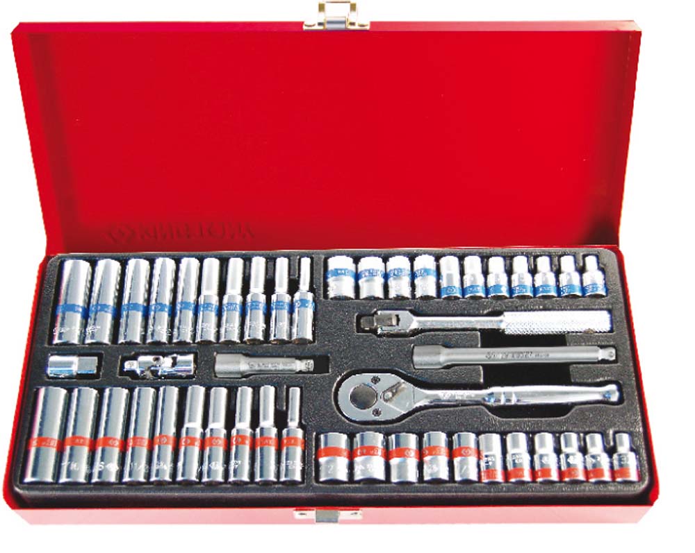 King Tony 48Pc 1/4 Dr Met/Imp Socket Set
