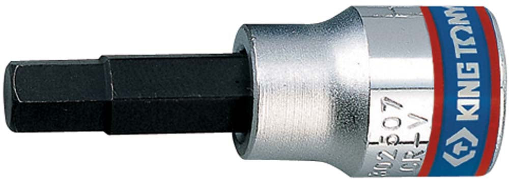 King Tony 3/8 Dr H8X50mm Hex Bit Socket