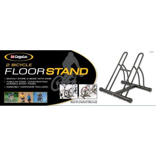 Bicycle Floor Stand - Holds 2 Bikescargoloc 32517