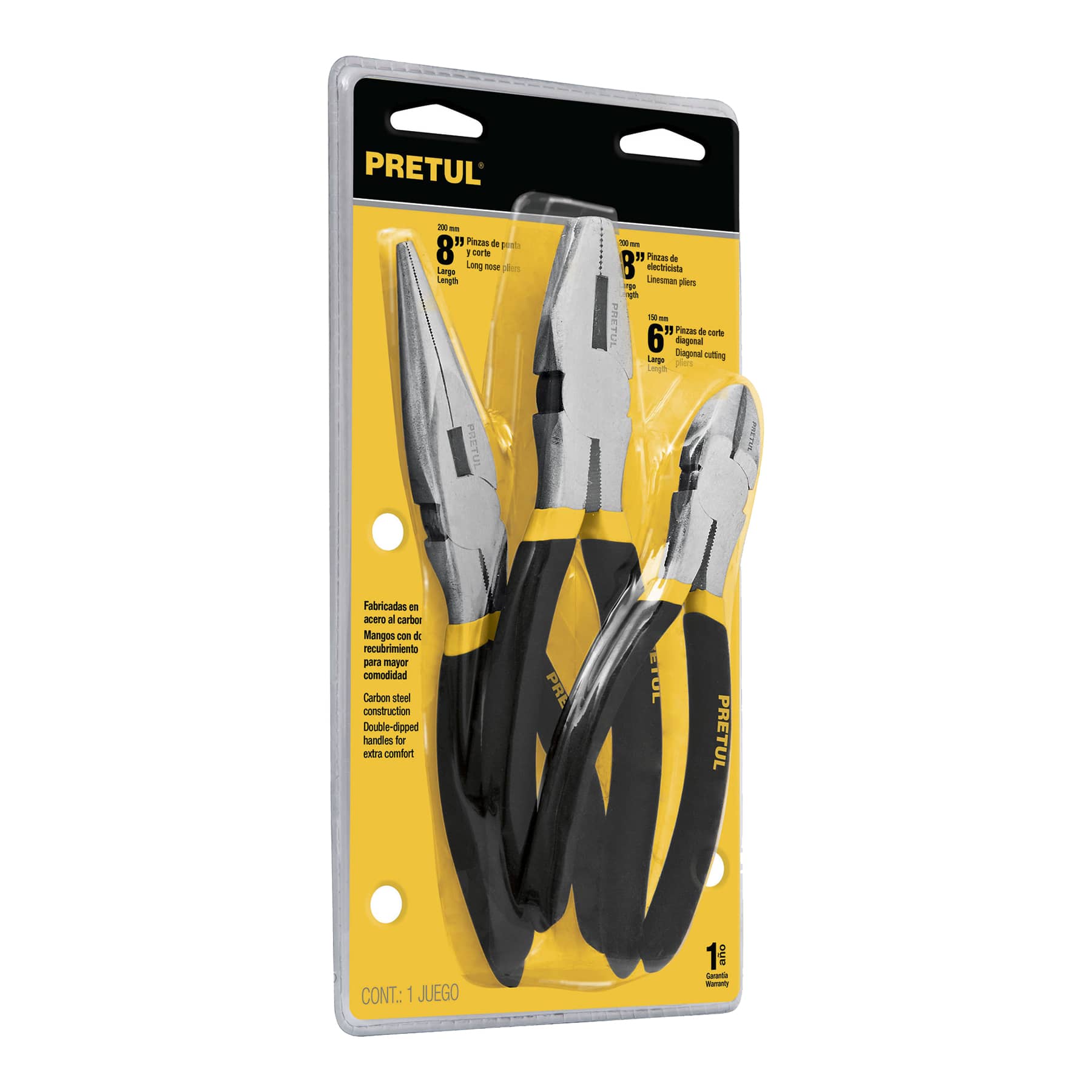Pretul Plier Set Linesman-Long Nose-Wire Cutting