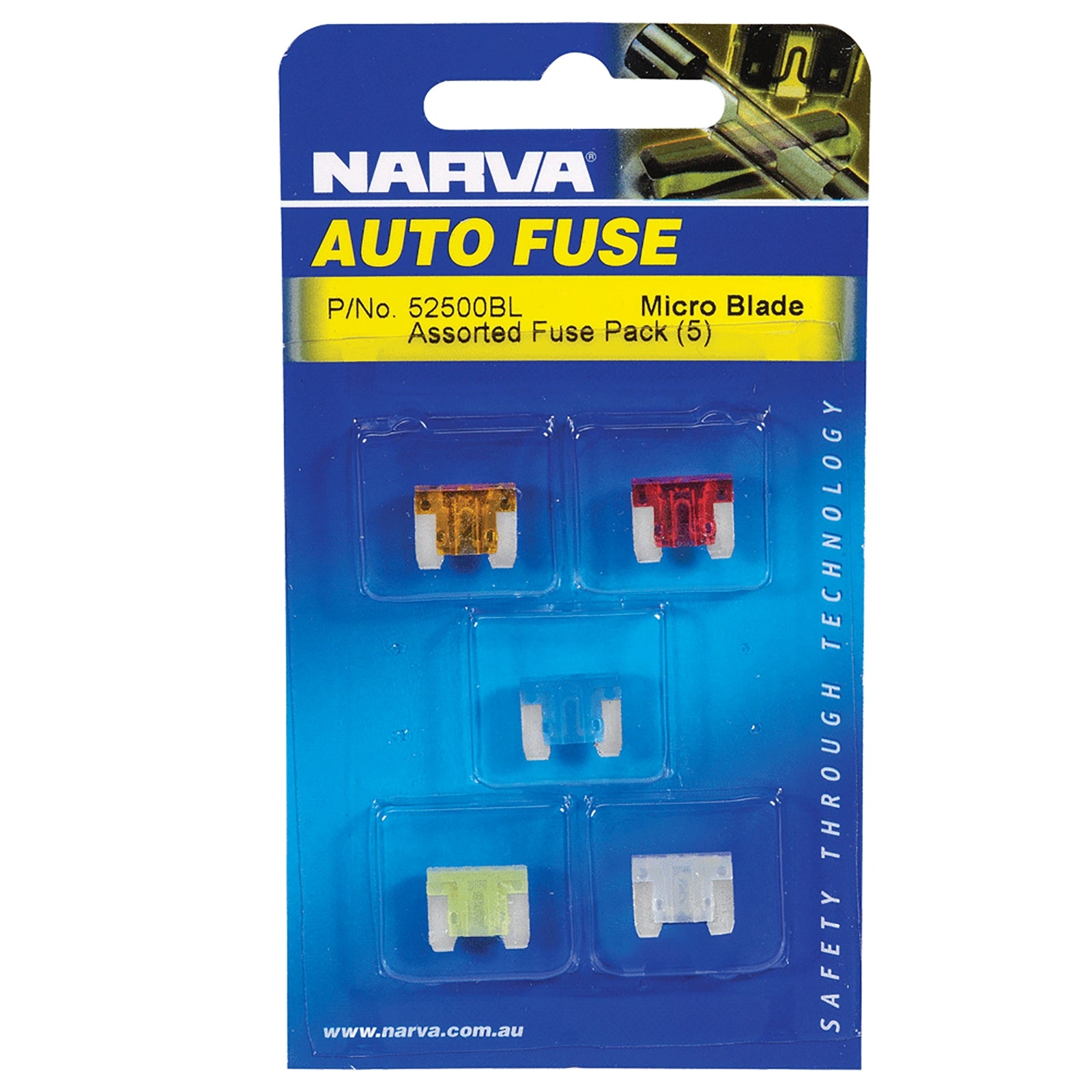Narva Fuse Micro Blade Assort Pk5