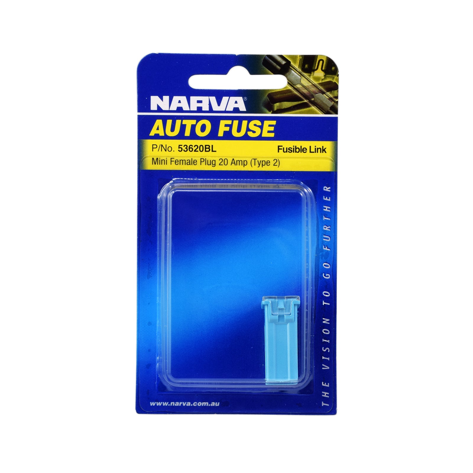 Narva Fusible Link Mini Lgt Blue 20A