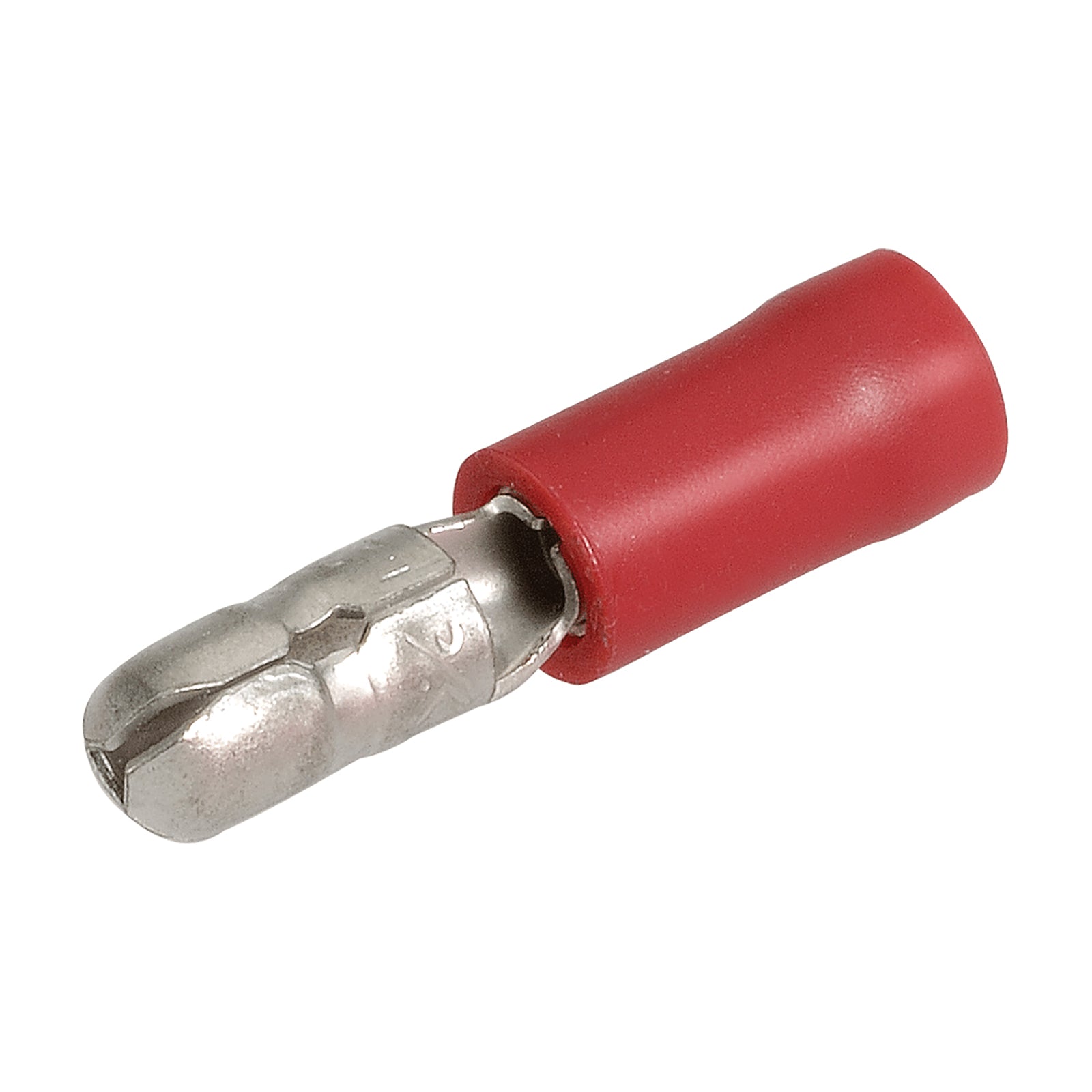 Narva Male Bullet Terminal Red 4mm Pk14