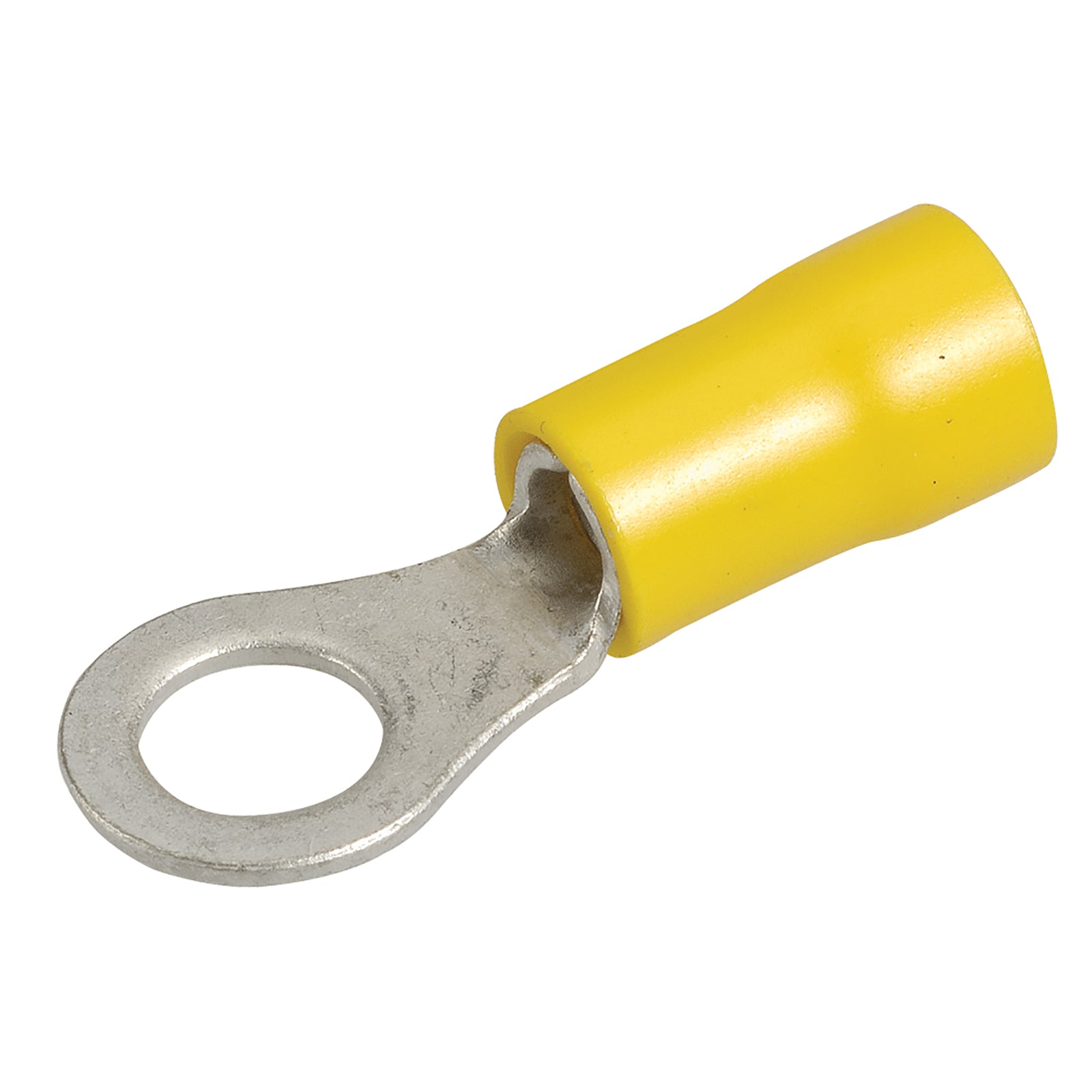 Narva Ring Terminal Yellow 6.3mm Pk12
