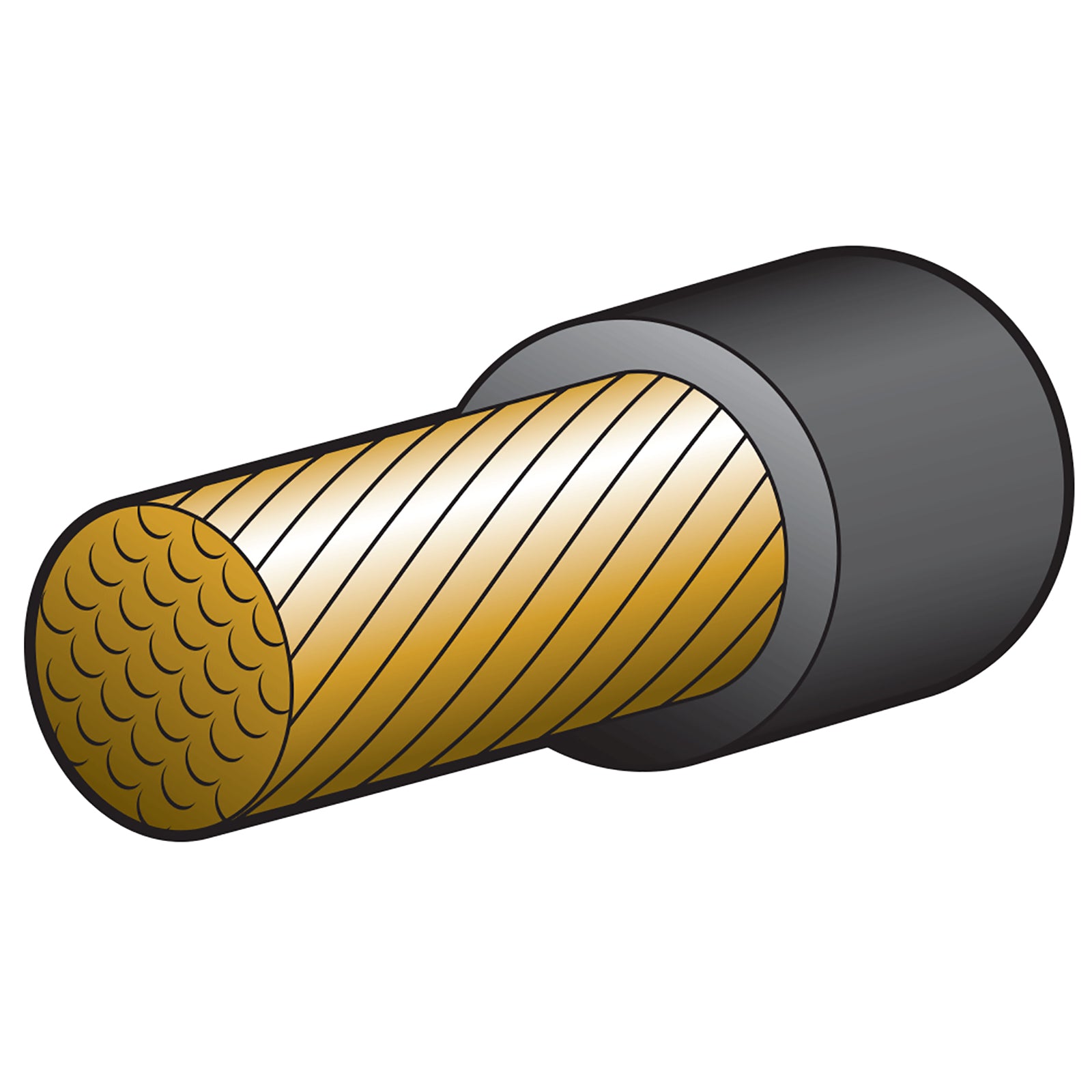 Narva Cable Battery Black 285Amp 30M