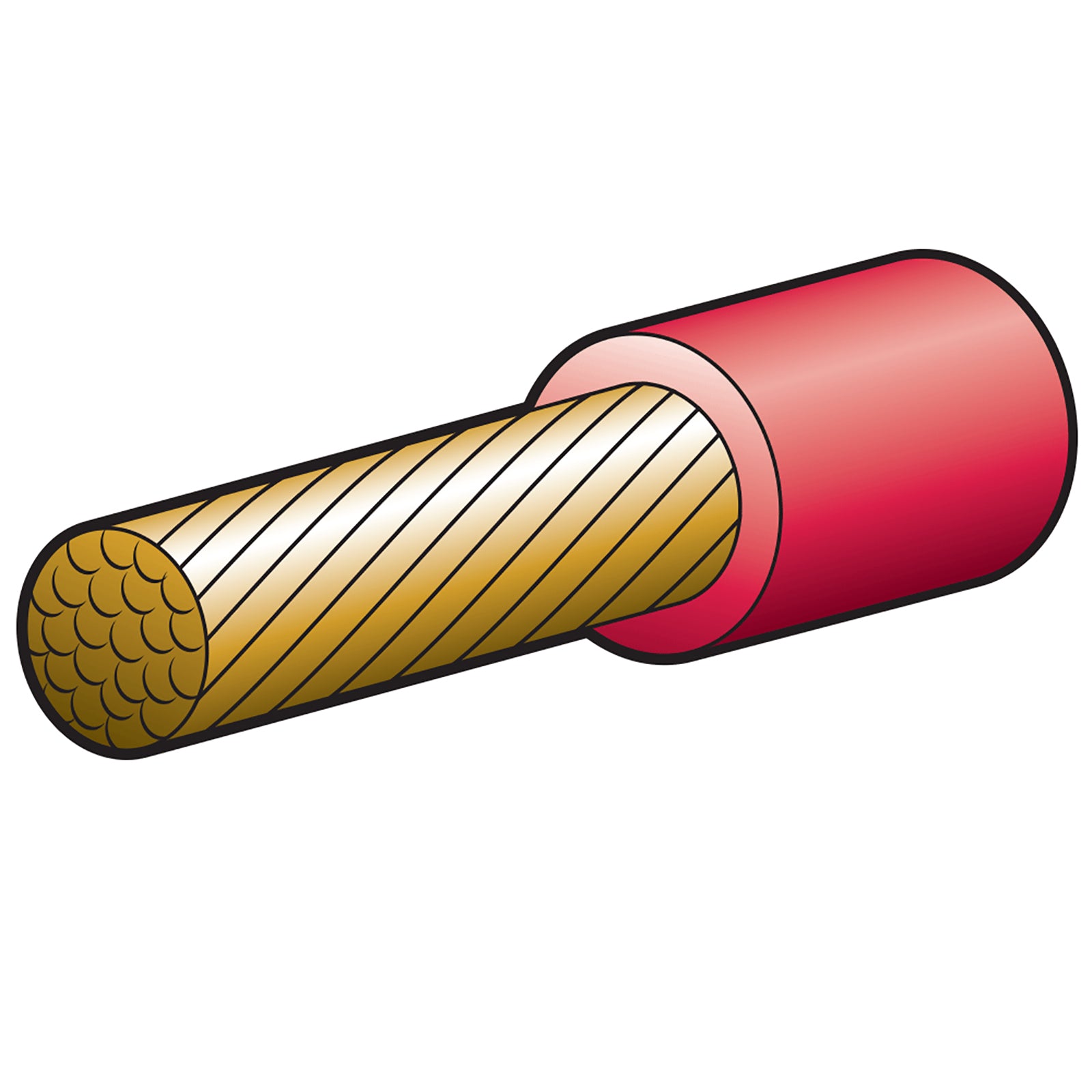 Narva Cable Battery Red 188 Amp 30M