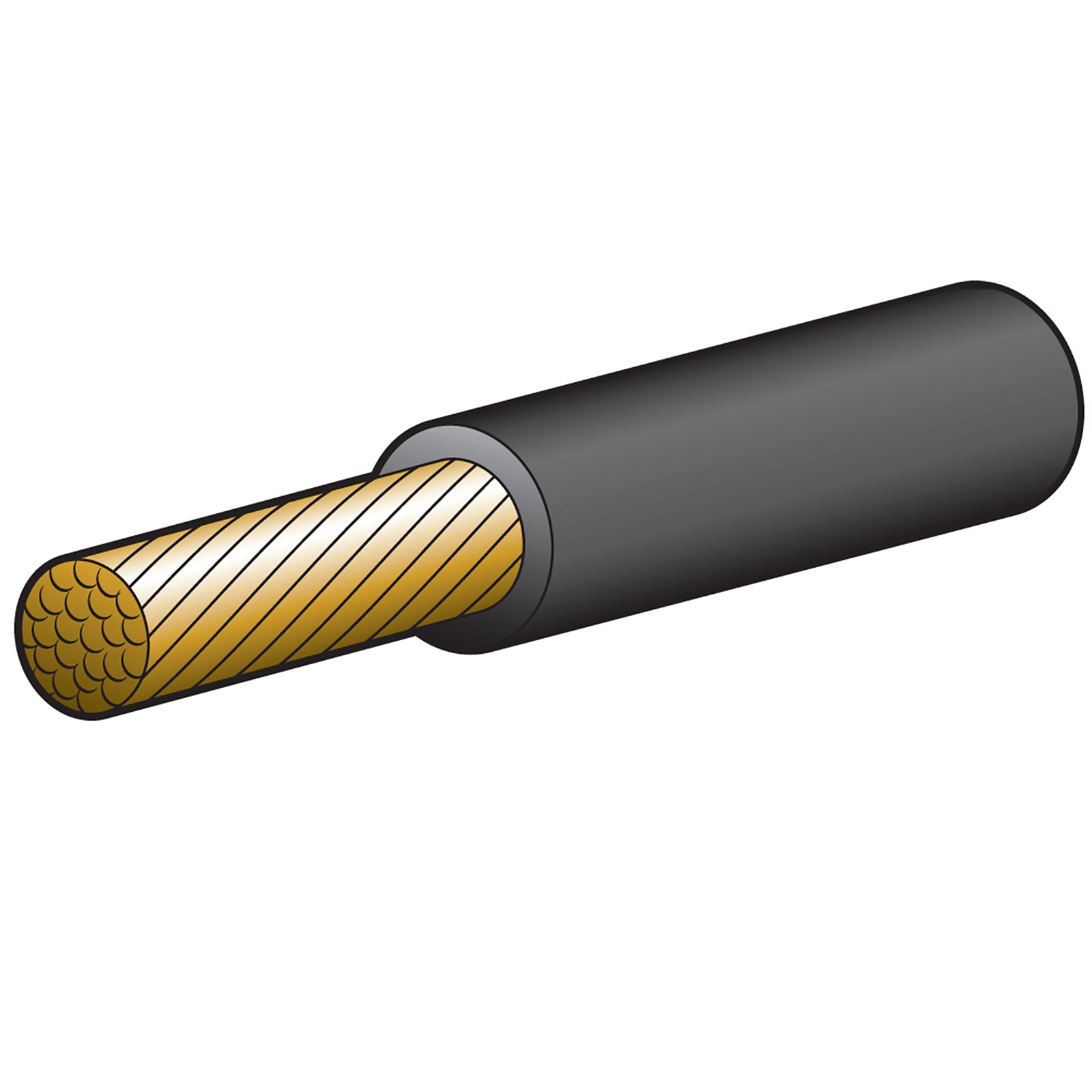 Narva Battery Cable 100A 100M Black