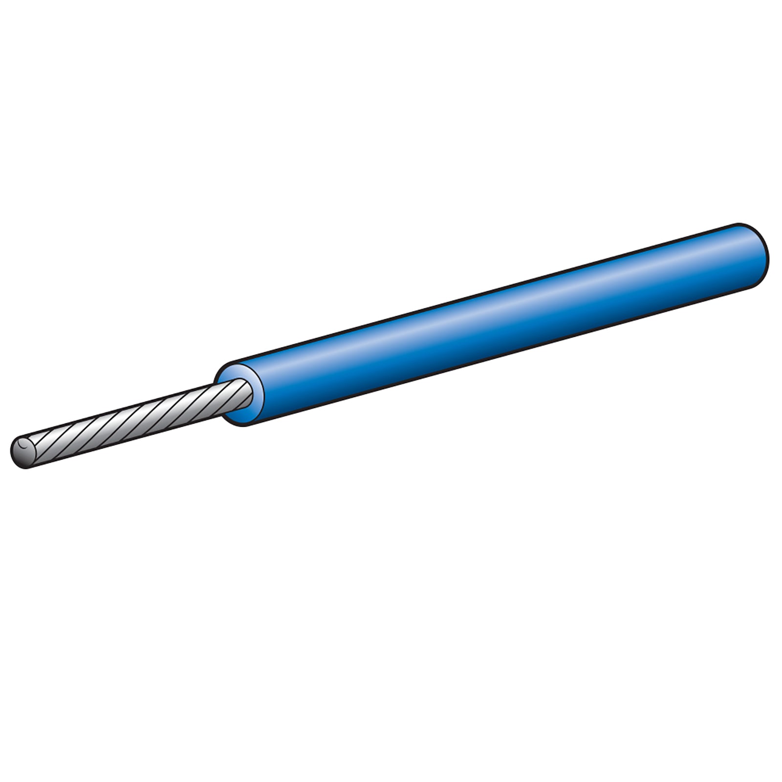 Narva Single Core Marine 2mm 30M Blu