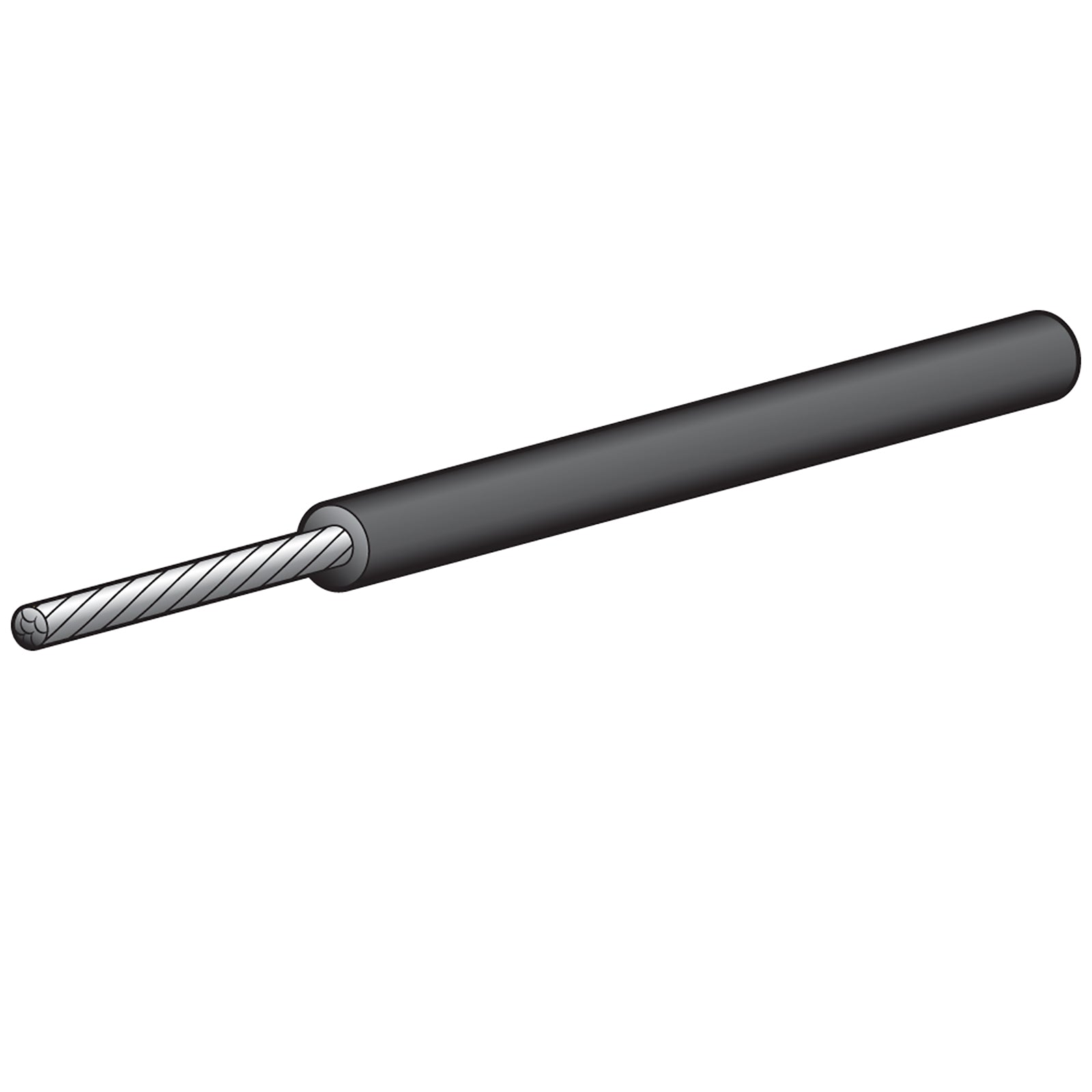 Narva Cable Single Marine 2mm Black