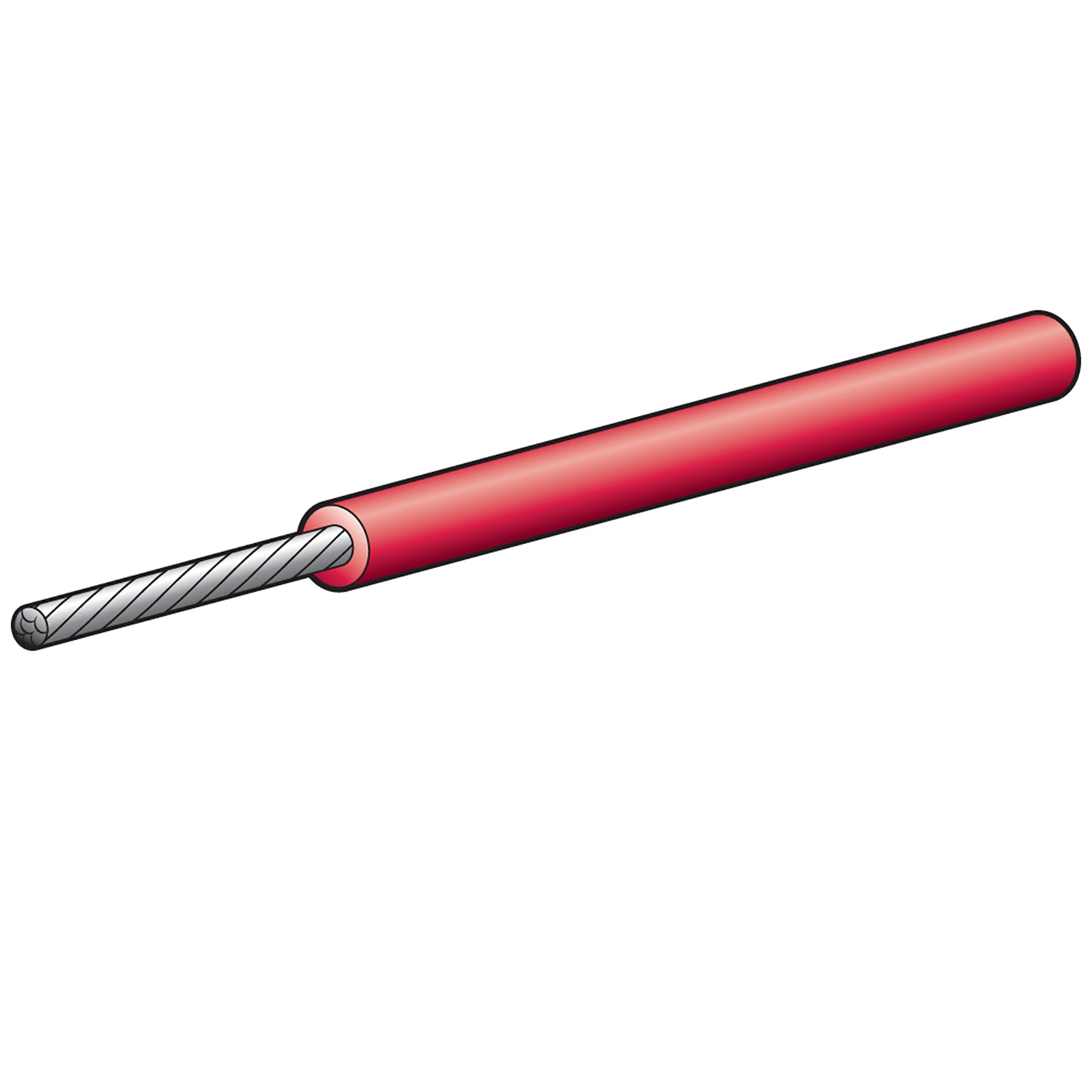 Narva Cable Single Marine 2mm Red 30