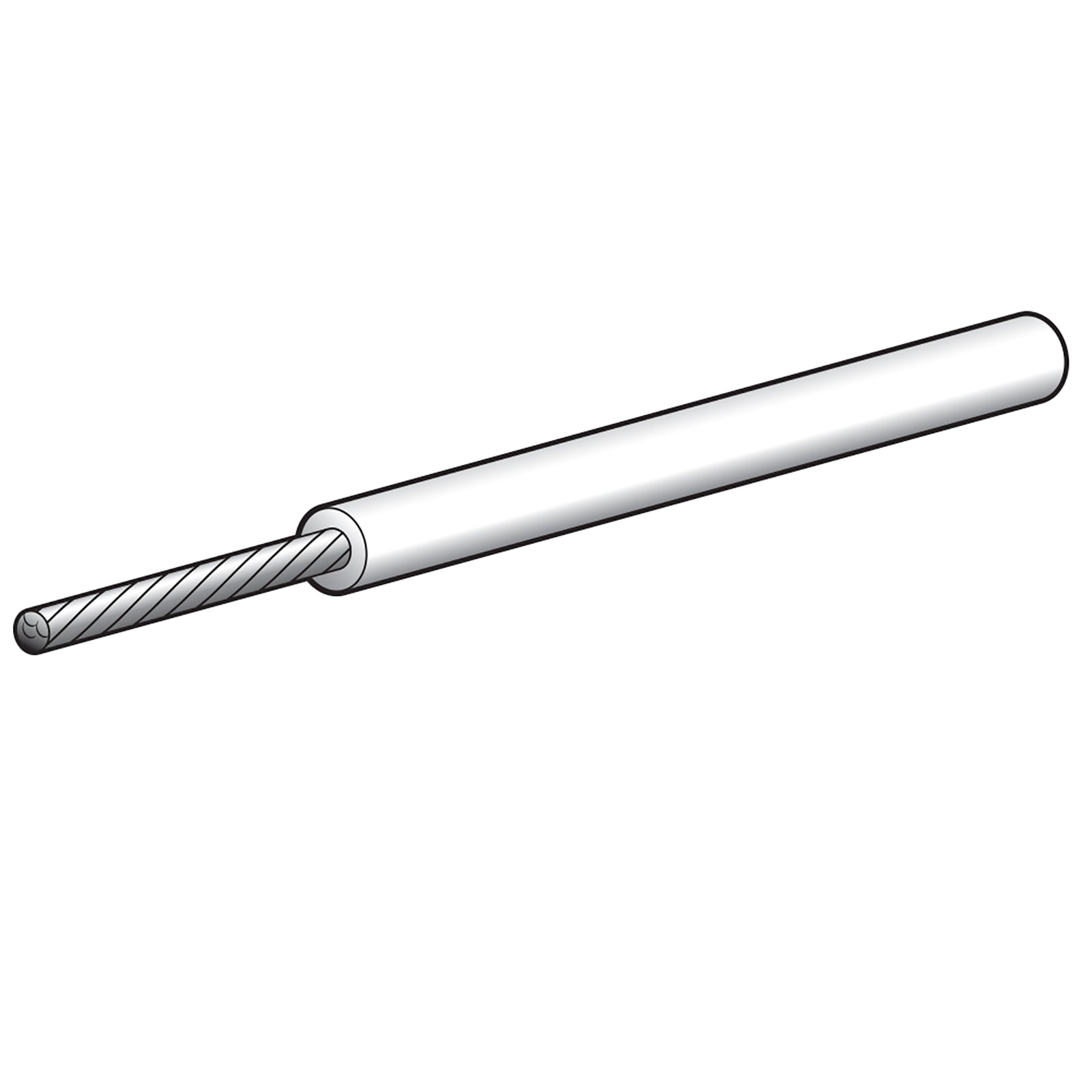 Narva Single Core Marine 2mm 30M Wht